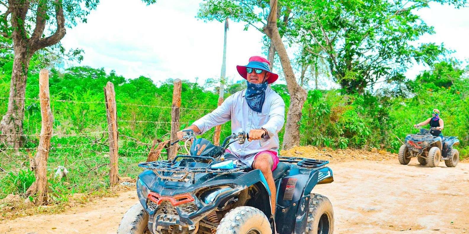 From punta: 4 wheels ATV 4x4 adventur+Macao beach and Cenote - Image 2