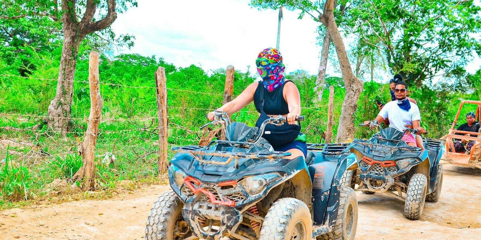 From punta: 4 wheels ATV 4x4 adventur+Macao beach and Cenote - Image 7